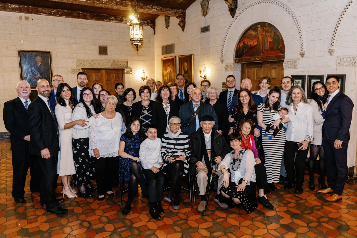 Bat Mitzvah group family portrait